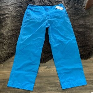Blue pants size 10, Length R, High Rise and straight hip and thigh